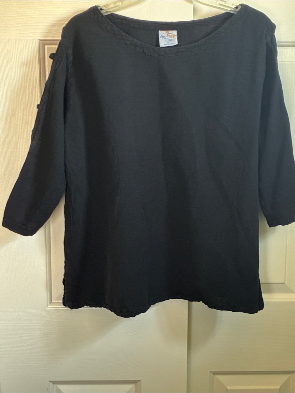 Black Sea Breeze Casual Relaxed Blouse